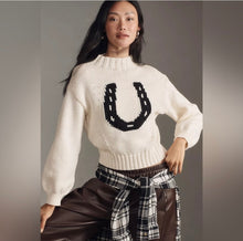 Load image into Gallery viewer, Horseshoe Maeve Anthropologie sweater

