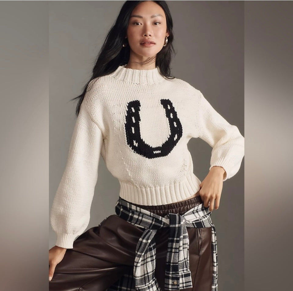 Horseshoe Maeve Anthropologie sweater