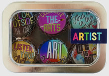 Load image into Gallery viewer, Handmade Eco Friendly bottle cap magnets
