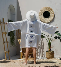 Load image into Gallery viewer, Evil Eye Kaftan Kimono

