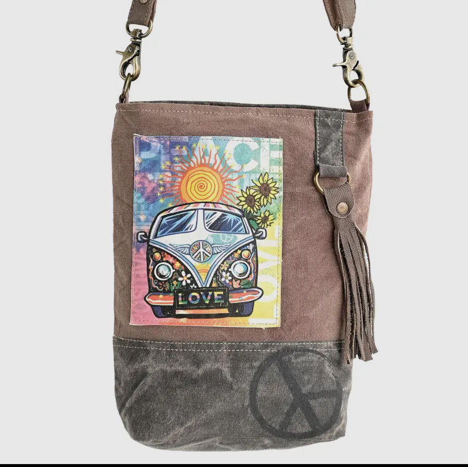 Peace Bus crossbody