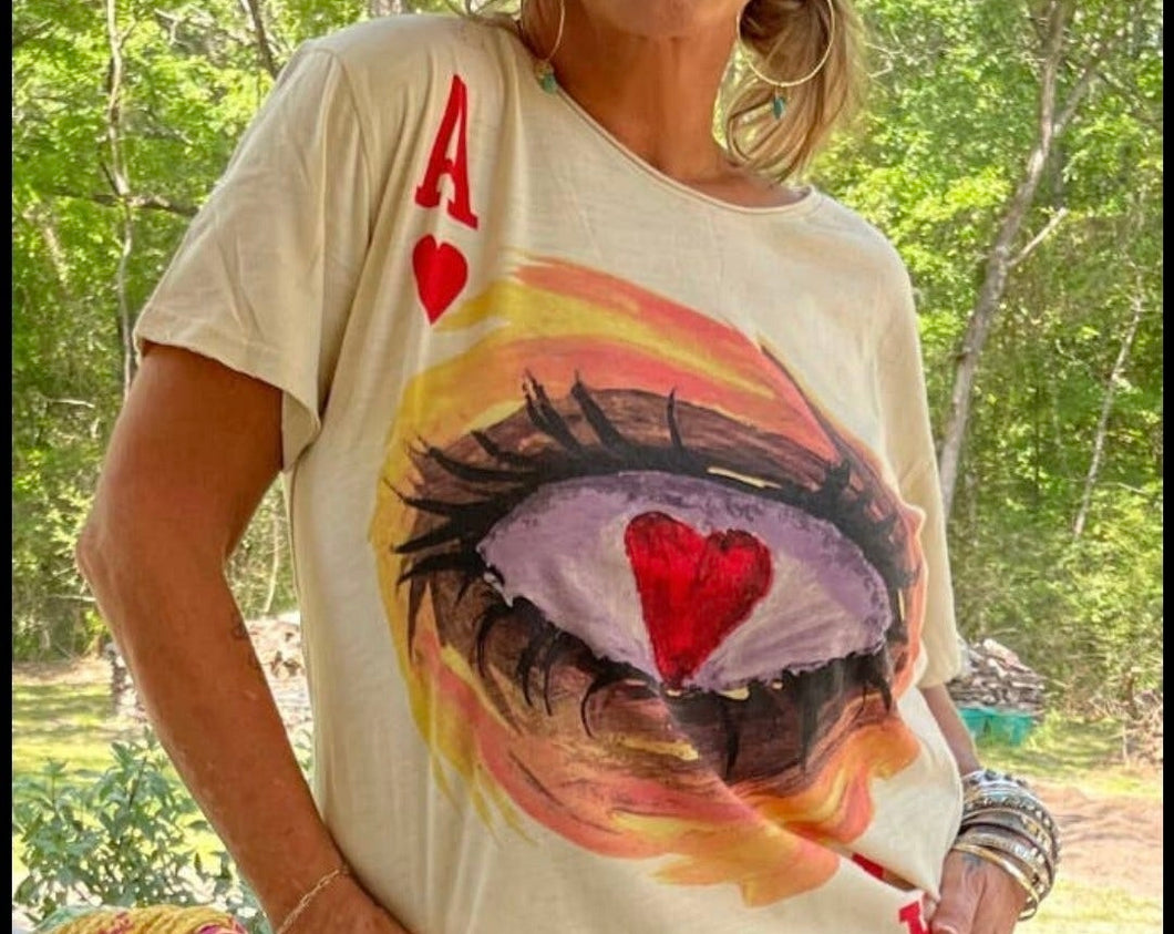 Jaded Gypsy Ace of Hearts Tee