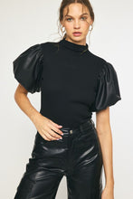 Load image into Gallery viewer, Black Puff Short Sleeve
