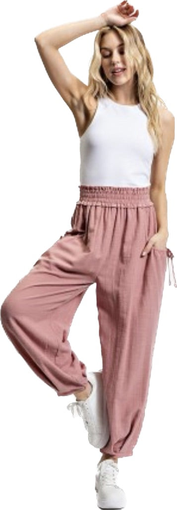 Voluminous Relaxed Fit Pant with Side Pocket